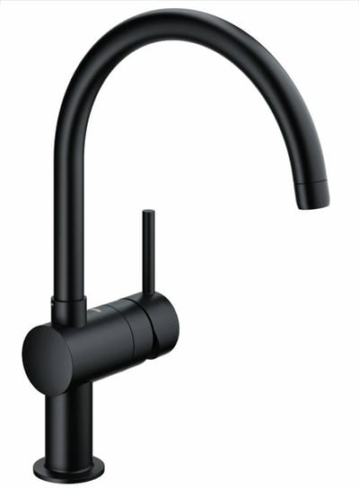 GROHE Minta Keukenkraan mat zwart - C-uitloop - draaibaar