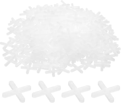 Tegelafstandhouders - Tegelkruis Nivelleerhulp - Tegels Leggen - Gelijkmatige Voegen - 3 mm - Wit