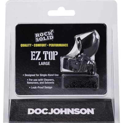 Doc Johnson EZ Top - Groot kuisheidskooi - Zwart