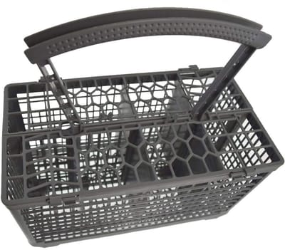 Vaatwasser Bestekmand - Bestekbak Vaatwasser - Efficiënt Schoonmaken - Versterkt Deksel Ontwerp - 242x130x125 mm - Grijs