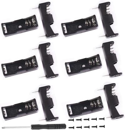 12 Stuks 12V 23A Batterijhouder met Schroevendraaier en Schroeven
