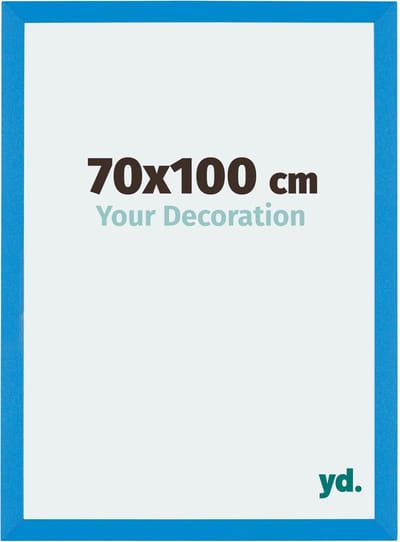 Your Decoration - Fotolijst 70x100 cm - MDF - Helder Blauw - Mura