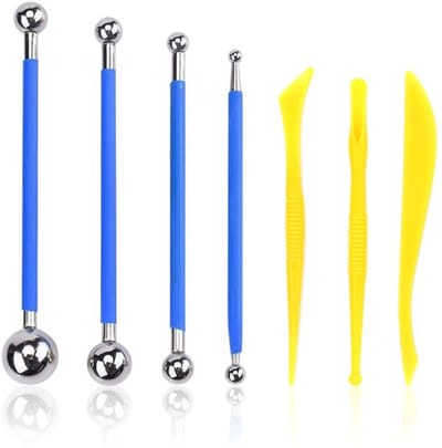 Allecto - Set van 4 metalen ballen - Multifunctionele messen