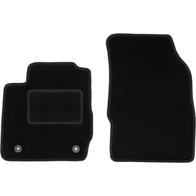 Voormatten zwart voor: Ford Fiesta MK7 hatchback (2011-2017)