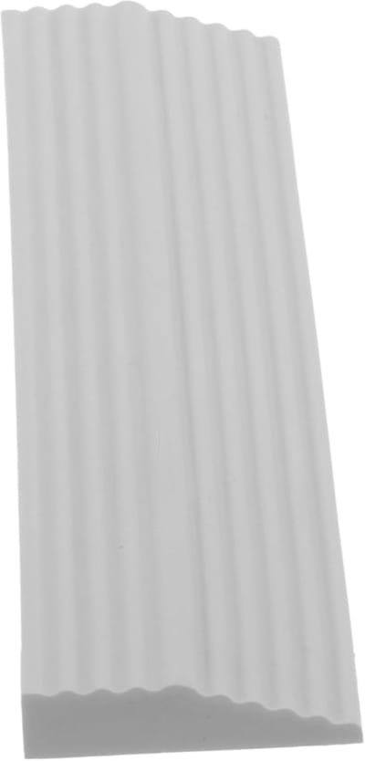 Robotstofzuiger Drempelhulp - Drempelmat Oprit - Vloer Egaliseren - Antislip Groeven - 17.1 x 5.1cm - Grijs