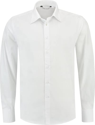 L&S Shirt Poplin Mix LS for him