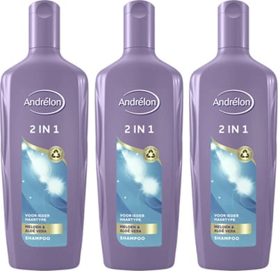 Andrélon - Shampoo - 2in1 - 300ml x 3