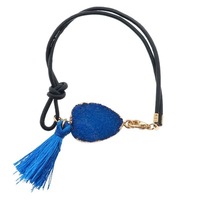 Melady Armband Dames MLB00277 Ø 6-7 cm - Zwart Synthetisch ArmbandjesSieraden Dames