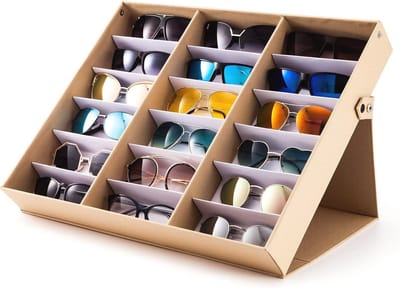 Bril Organizer met 6 Slots - Eyewear Display Tray