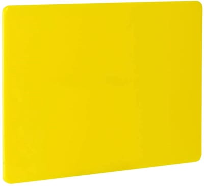 HENDI Gele snijplank – HACCP GN1/1 – 530x325x10 mm – LDPE – Dubbelzijdig gebruik