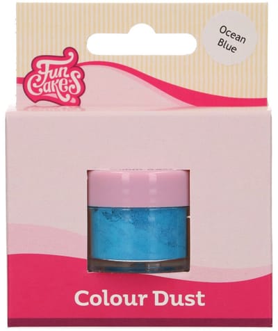 FunCakes Color Dust - Kleurstof - Oceaanblauw - 2,5g - Voedingskleurstof
