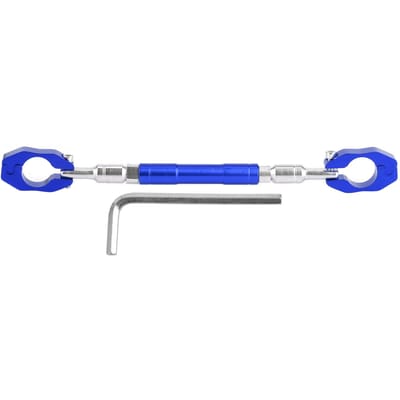 Guidon de moto 78 pouces Barre transversale réglable Renforcer le levier d'équilibrage en alliage d'aluminium CNC blue