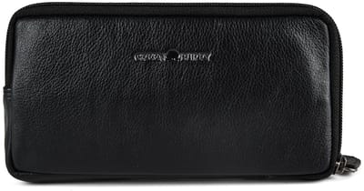 Greenburry Vintage Fanny pack Leer 19 cm - Unisex - schwarz