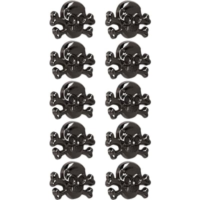 50 Sets Doodskop Klinknagels Gotische Stijl Mooie Modieuze DIY Klinknagel Accessoires voor het Maken van Schoenen black