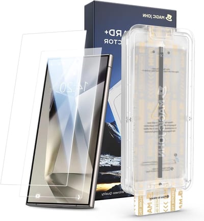 Upgrade Screen Protector voor Samsung Galaxy S24 Ultra (6.8 Inch) - Eenvoudige Installatie, HD Helder, Beschermend en Case-vriendelijk, 2 Stuks