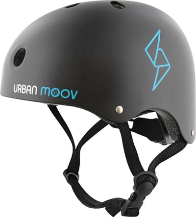 T'nB UMHELMET Halve Sporthelm – Zwart/Blauw – Maat M (55–57 cm) – 11 Ventilatieopeningen