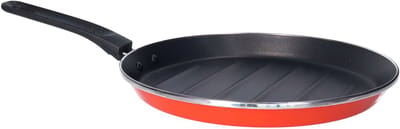 Professionele grillpan - aluminium - met anti-aanbak laag - 28 cm