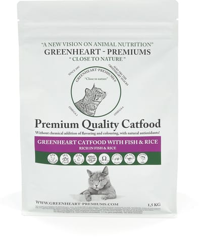 Greenheart kattenvoer Vis 10 kg - Kat