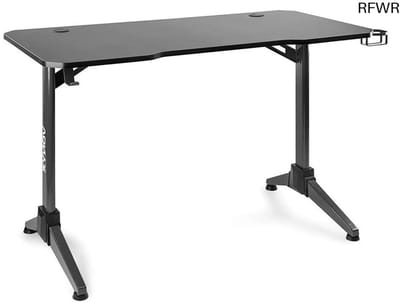 RFWR® DJ Tafel met LED Verlichting en Afstandsbediening - 120cm Breed - Zwart