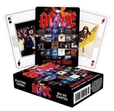AC/DC In Rock We Trust - Spielkarten Unisex Kaartendek - Neutraal - Standard