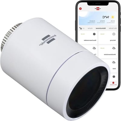 Radiator Thermostaat - Slimme Radiatorknop - Energie Besparen - Individuele Verwarmingsregeling - 5-30°C - Wit