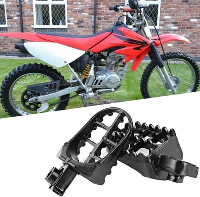 Offroad Motorfiets Voetsteunen van Aluminium voor Honda XR50R CRF50 CRF70 CRF80 CRF100F - Duurzaam en Lichtgewicht Design voor Verbeterde Grip en Comfort