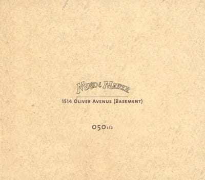 Mind & Matter - 1514 Oliver Avenue (Basement) (CD)