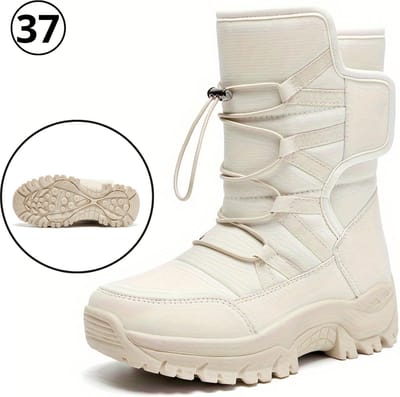 Livano Snowboots - Sneeuwschoenen - Wintersport Sneeuwboots - Dames - Ski - Ski Gadgets - EU37 - Wit