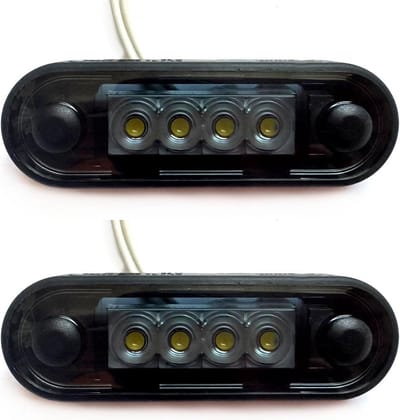 2 stuks Witte LED Markeringslichten E9 voor Vrachtwagen Personenauto Aanhanger