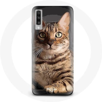 Case voor Samsung Galaxy A70 Bengaalse kattenras
