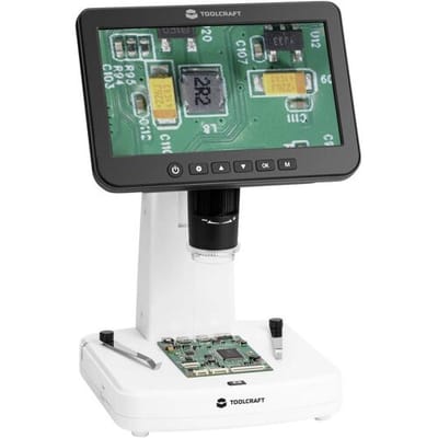 TOOLCRAFT TO-9407067 Digitale microscoop 300 x Opvallend licht, Doorvallend licht