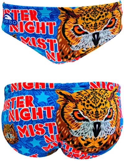 Turbo Mister Night Zwemslip Zwart S Man