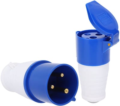 Allecto - Explosieveilige stekkerconnectorset - 32A 220V - 3-pins