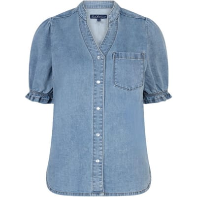 Red Button blouse Victoria maat S