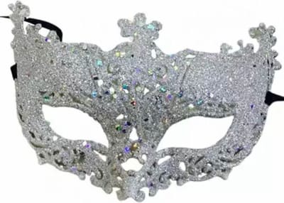 Akyol - Kant Masker Zilverkleurig – Carnaval - Halloween Masker - venetie masker - masker voor bal - gala masker - festival masker - masker – carnaval - kantmasker vrouwen - klassenfeest - Bal masker - Party Maskers - carnaval