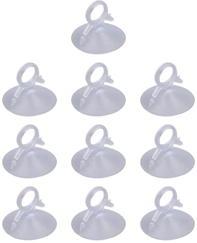 Zuignappen Set - Trekring Cups - Materiaal Verplaatsen - Sterke Zuigkracht - 10 Stuks - Transparant