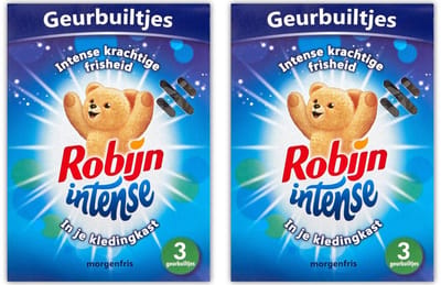 Robijn Geurbuiltjes - Intense Morgenfris - 2 x 3 Stuks
