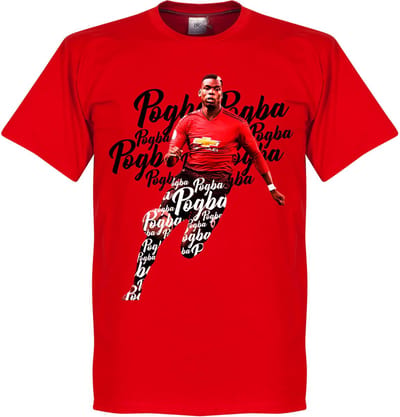Pogba Script T-Shirt - Rood - Kinderen - 116