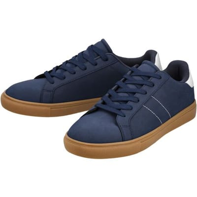 ESMARA MEN Heren sneakers (Donkerblauw/wit, 44)