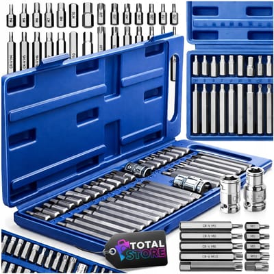 Sterke Set Inbussleutels Torx Spline Sleutels Bit Sleutels Bits Tips 40 St.