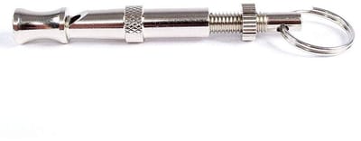 Dailygoods- Hondenfluit Roestvrij Staal - Ultrasone Fluit - Instelbare Frequentie - Draagbaar - Overlevingsfluitje - Stop Blafgeluid