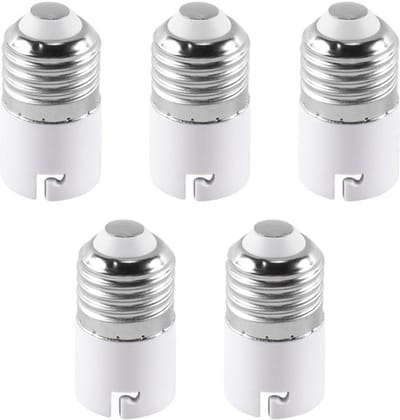 Allecto - E27 naar B22 Lamp Socket Adapter - Veilig en Duurzaam - 5