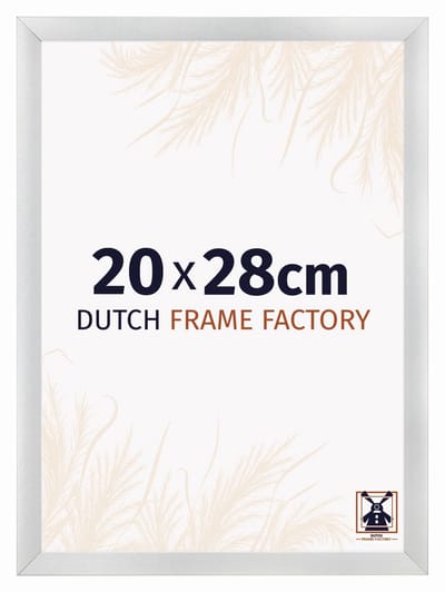 Fotolijst 20x28 cm - MDF - Zilver Mat - Praag