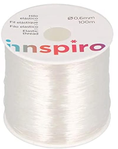 Elastisch Silica Draad Transparant 0.6 mm - 100 m