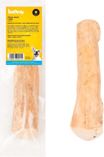 Boomy - Koffieboomhout L - Hondensnacks - Kauwstaaf hond - Natuurlijke kauwsnack - Voor honden tussen 10-20kg - 1st