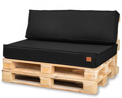 Blomster Outdoor - Tuinkussens Set voor Palletmeubels - Waterafstotend - Europallet - 120x80x15 cm