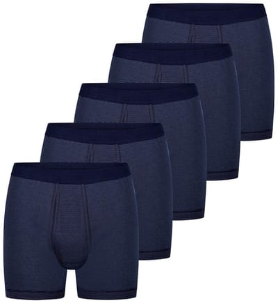 ESGE Heren Pant met voorsluiting 5 pack - Fijnrib Ringel