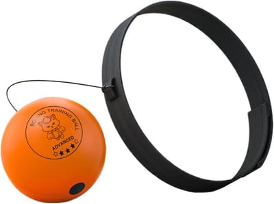 Boksbal Hoofdband - Reactiebal Training - Coördinatie Verbeteren - Verstelbare Pasvorm - 8 cm Bal - Oranje