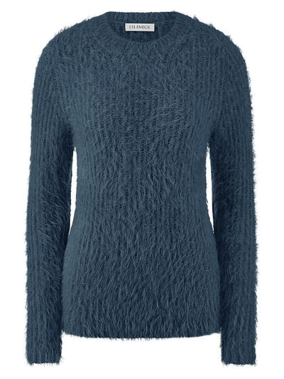 Trui ronde hals Van Uta Raasch turquoise