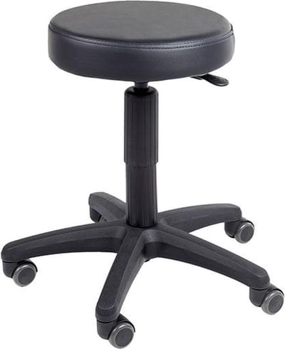 Hoge Werkstoel model 434 met harde wielen